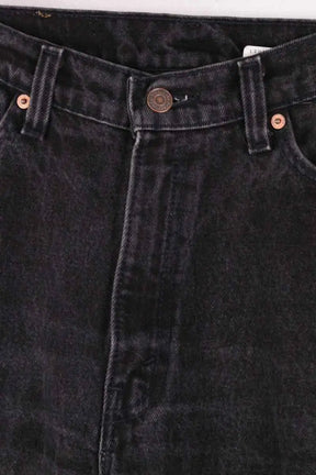Jean droit Levi's 512 Noir en Coton