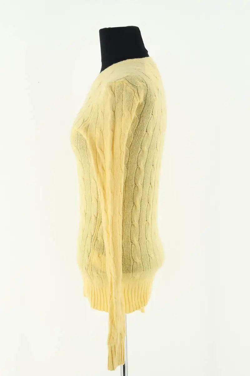 Pull Ralph Lauren Jaune en Laine