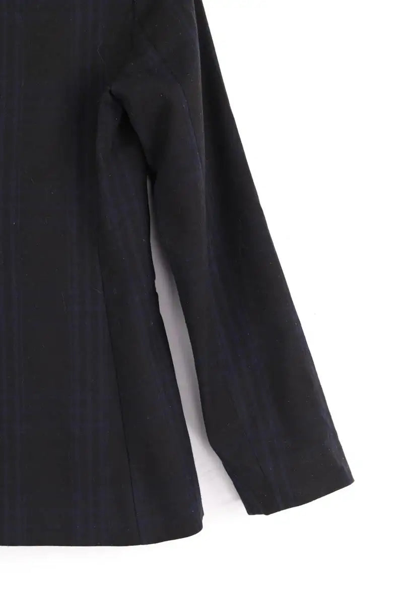 Blazer Maje Bleu en Synthétique