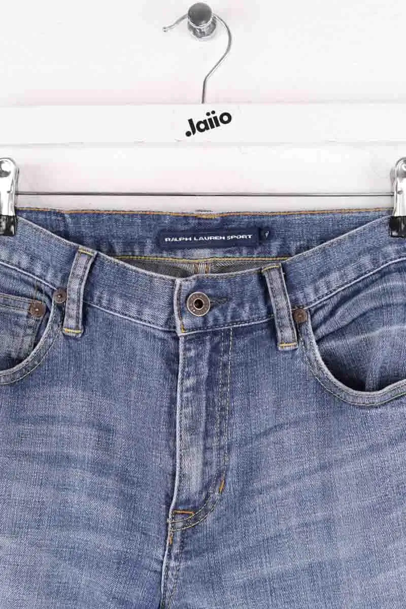Jean droit Ralph Lauren Bleu en Coton