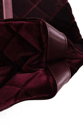 Cabas Vanessa Bruno Bordeaux en Tissu