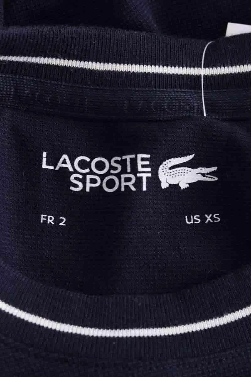 T-shirt Lacoste Marine en Coton