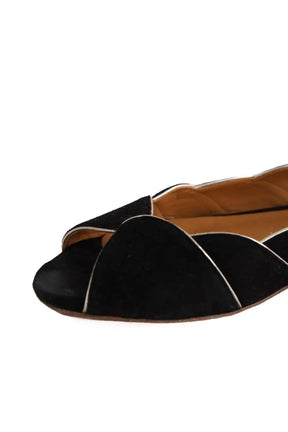 Ballerines Sézane Noir en Daim