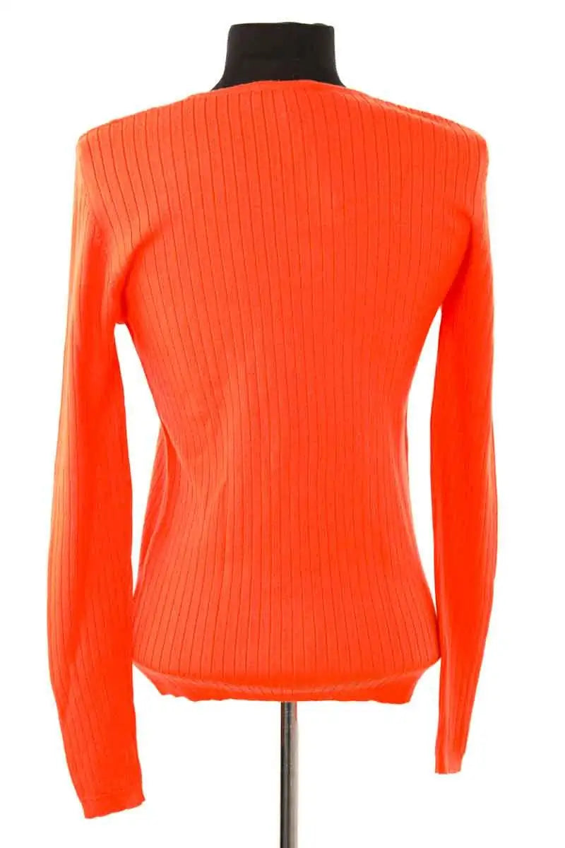 Top Courrèges Orange en Laine