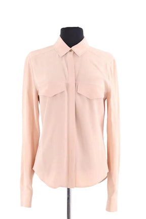Chemise Joseph Rose en Soie, taille M - Seconde Main