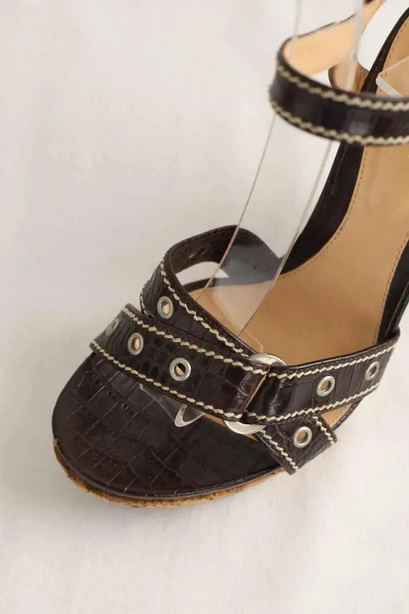 Talons Sergio Rossi  Marron