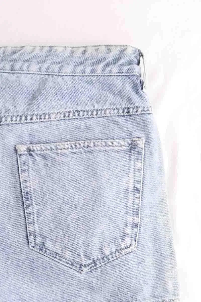 Mini short Isabel Marant Bleu en Coton