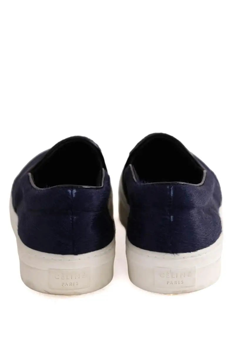 Mocassins Celine Marine en Cuir