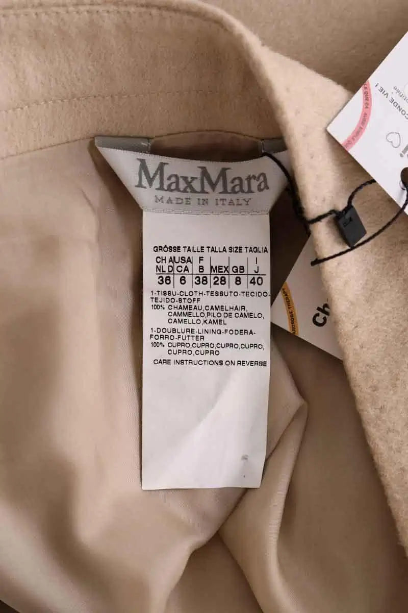 Jupe Max Mara Camel en Laine