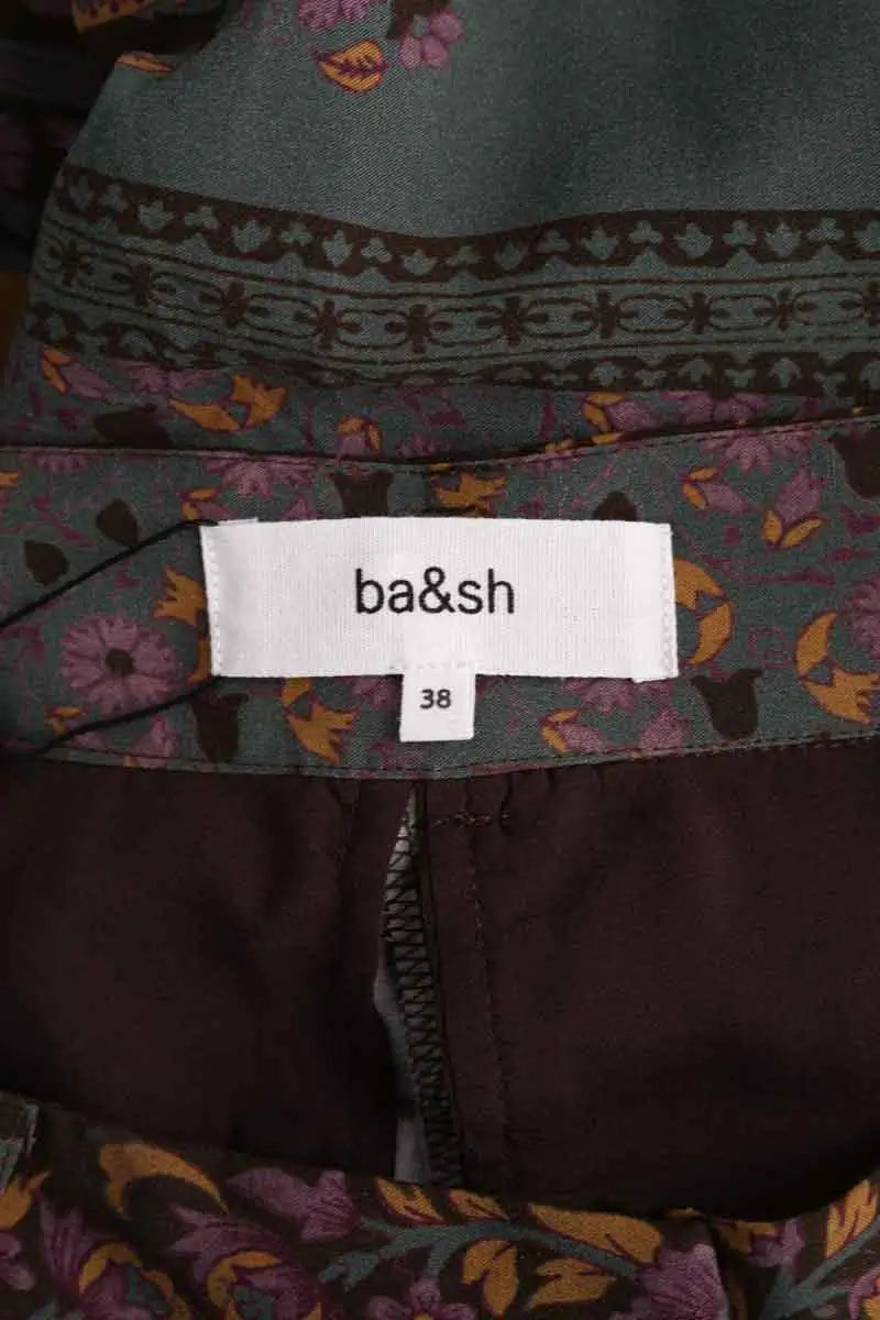 Pantalon droit Ba&Sh Multicolore en Viscose