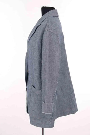 Blazer Sessun Bleu en Coton