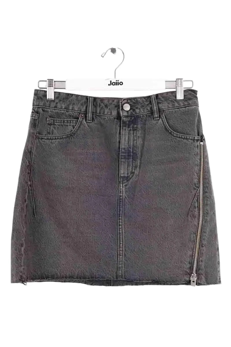 Mini jupe Iro Emiel Noir en Coton, taille L - Seconde Main