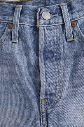 Mini short Levi's 501 Bleu en Coton