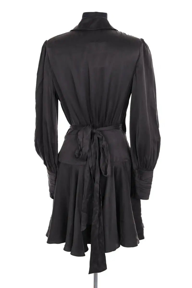 Robe Zimmermann Noir en Soie