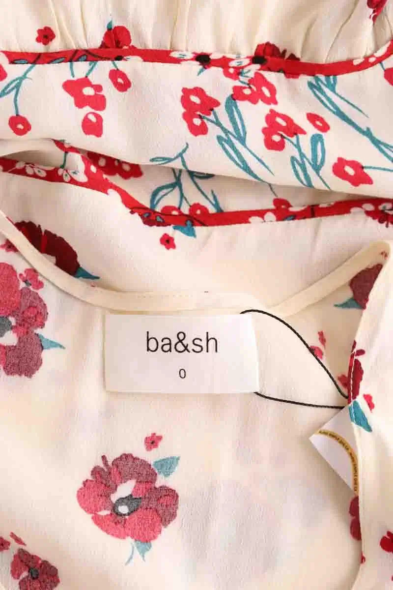 Robe Ba&Sh Ecru en Viscose