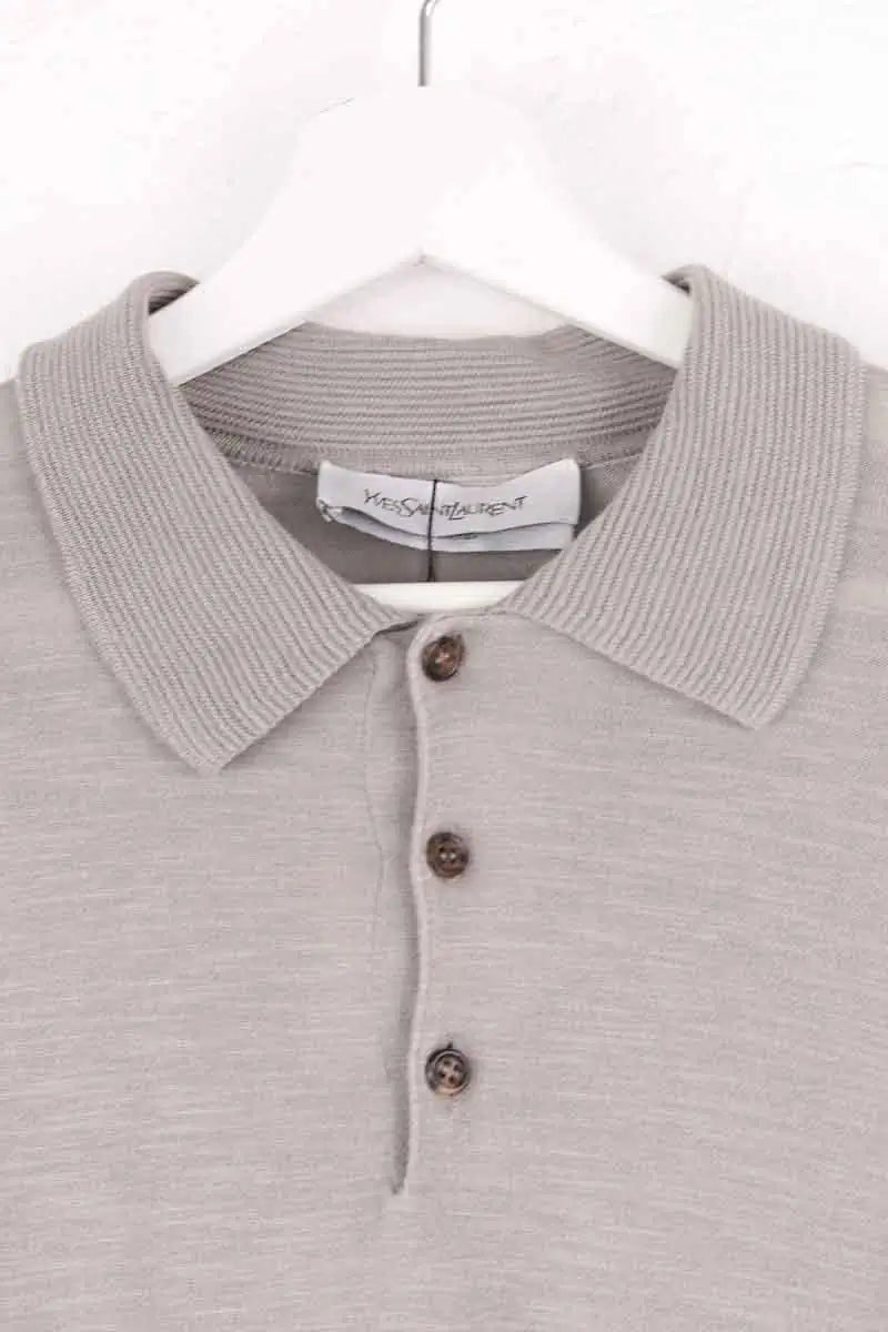 Polo Yves Saint Laurent Gris en Coton