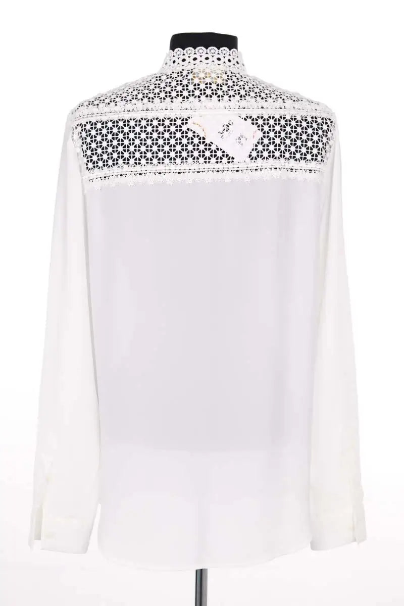 Blouse The Kooples Blanc en Synthétique