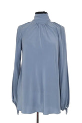 Blouse Sportmax Bleu en Soie, taille XS - Seconde Main