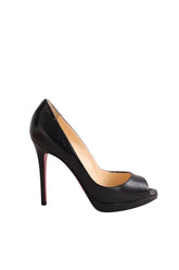 Talons Christian Louboutin Noir en Cuir, taille 36 - Seconde Main