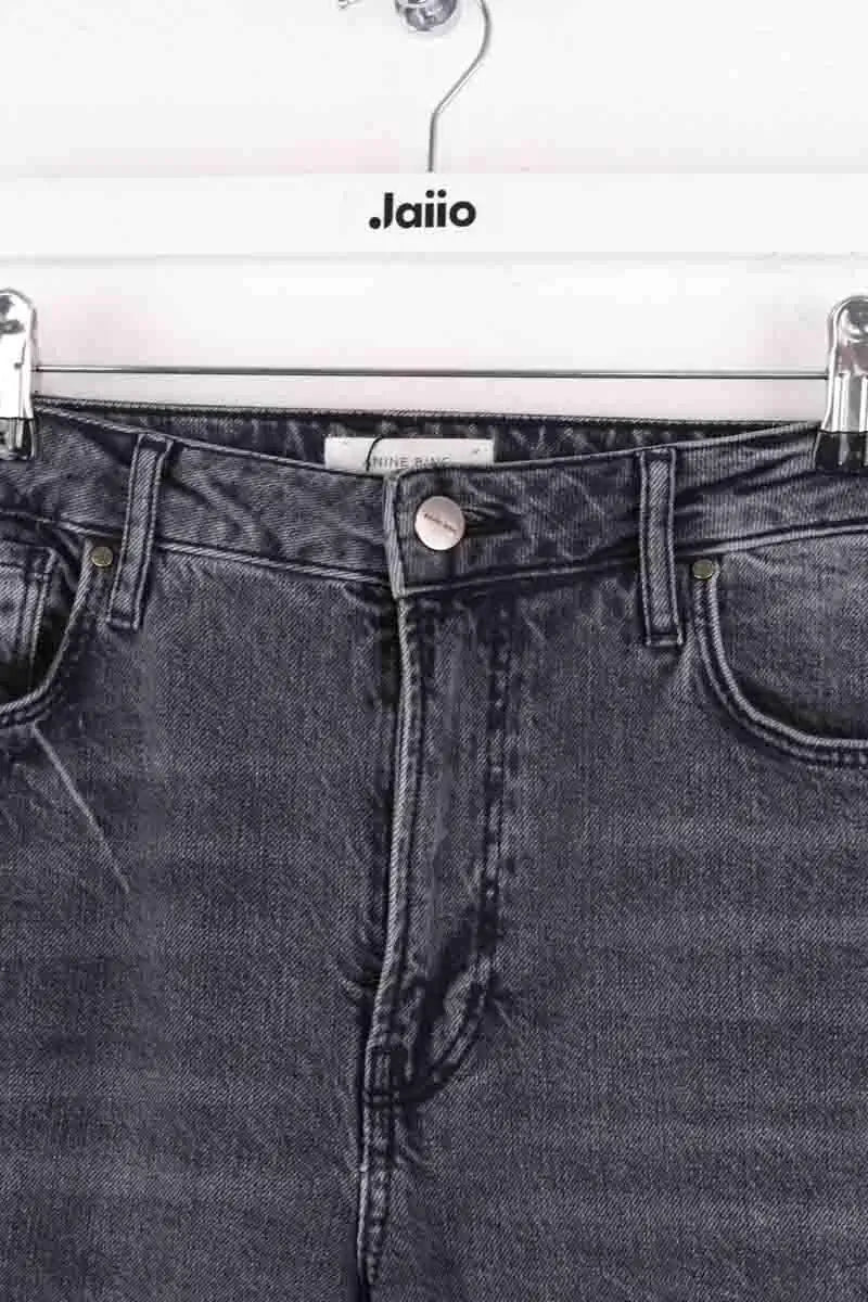 Jean slim Anine Bing Noir en Coton