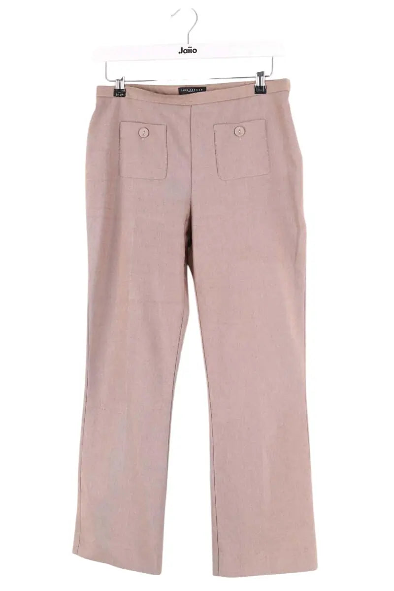Pantalon droit Tara Jarmon Beige en Coton, taille S - Seconde Main