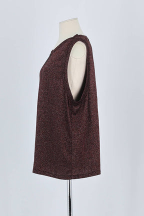 Top sans manche Golden Goose  Marron