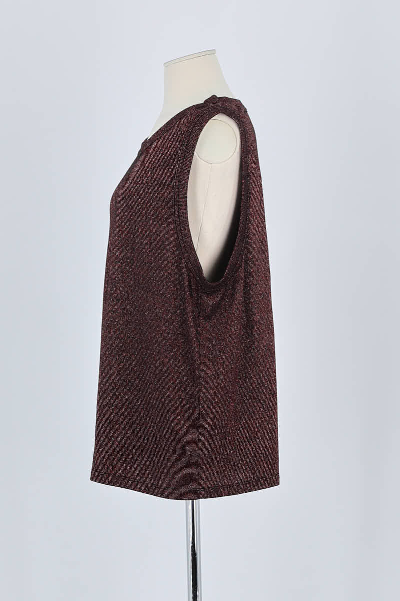 Top sans manche Golden Goose  Marron