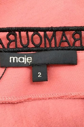 Robe Maje  Rouge