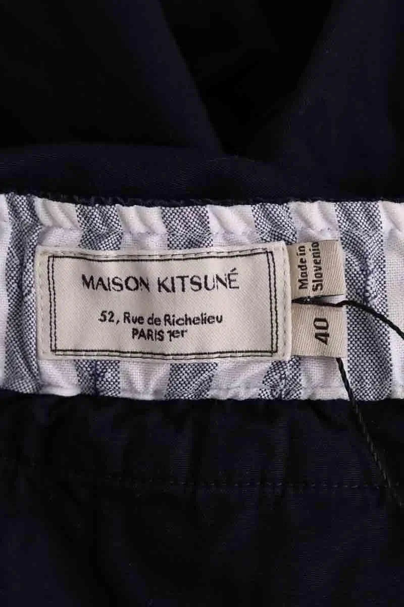 Short Kitsuné Marine en Coton