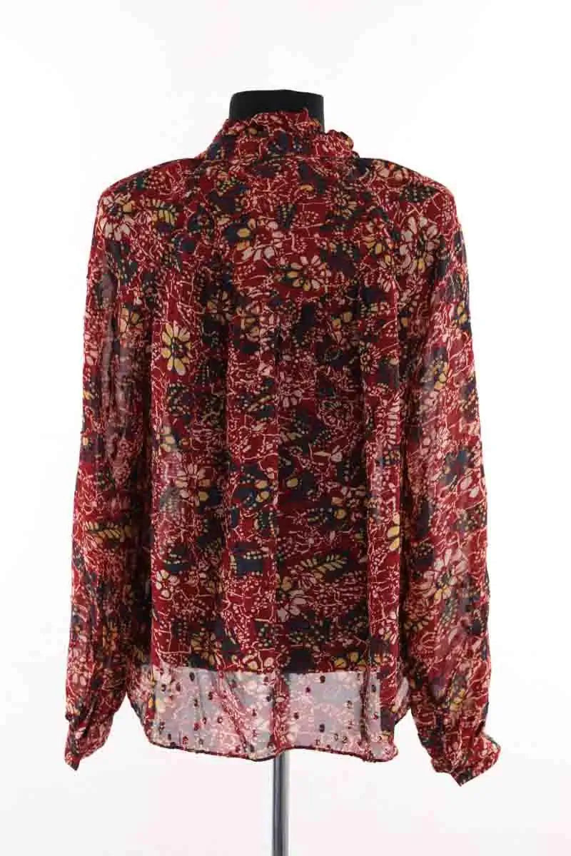 Blouse Ba&Sh Bordeaux en Viscose