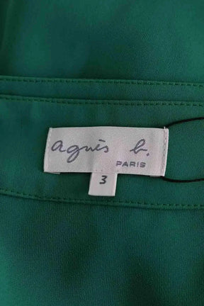Robe Agnès B. Vert en Synthétique