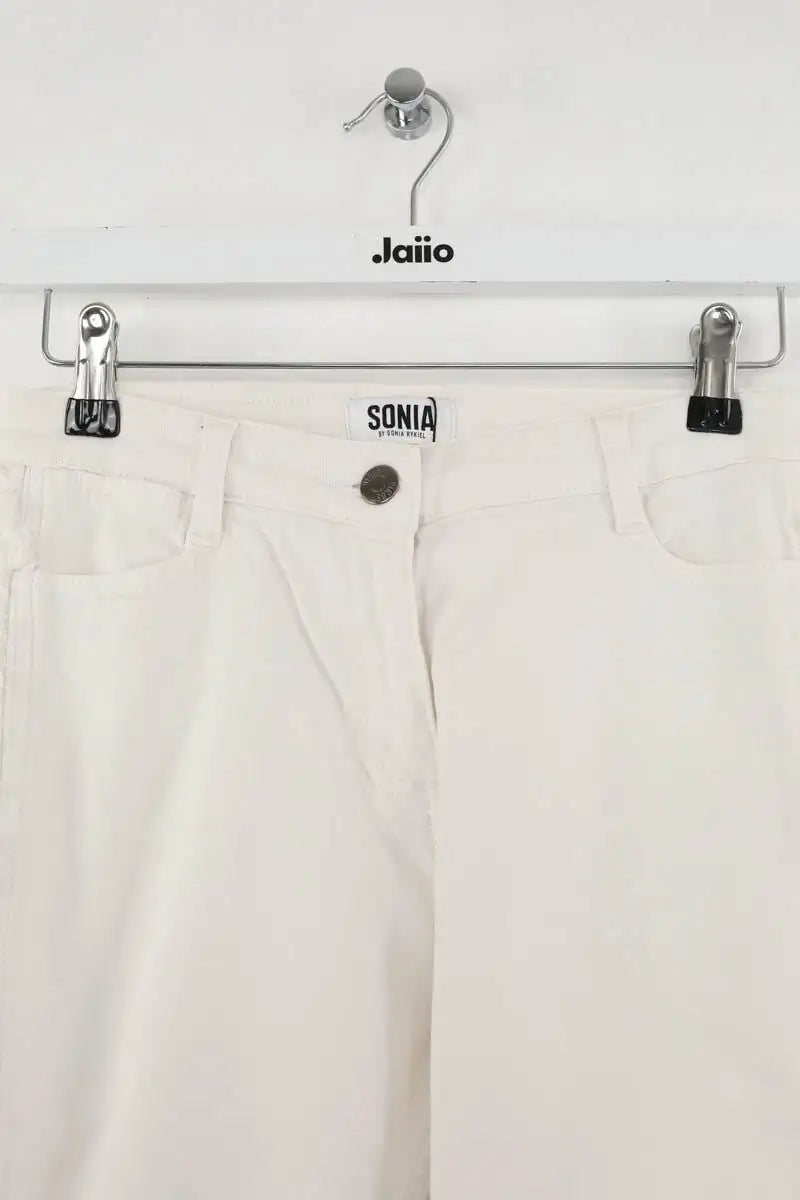 Jean slim Sonia Rykiel  Blanc