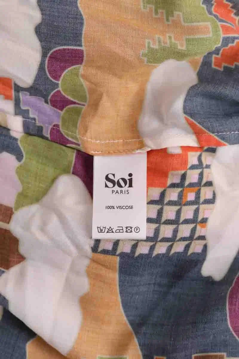 Robe Soi Multicolore en Viscose