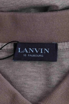 Polo Lanvin Gris en Coton