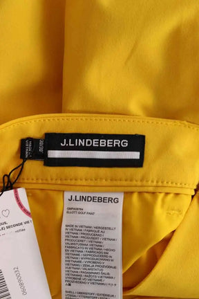 Pantalon J.Lindeberg Jaune en Synthétique