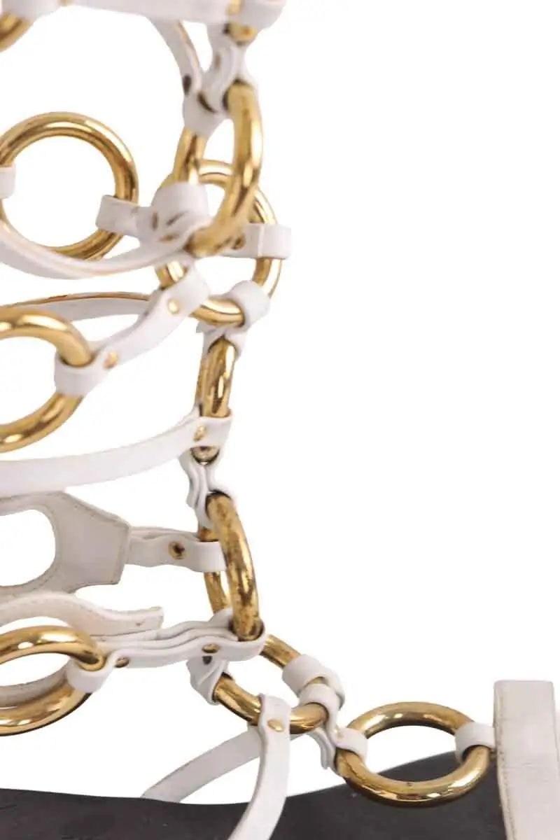 Ballerines Giuseppe Zanotti Blanc en Cuir