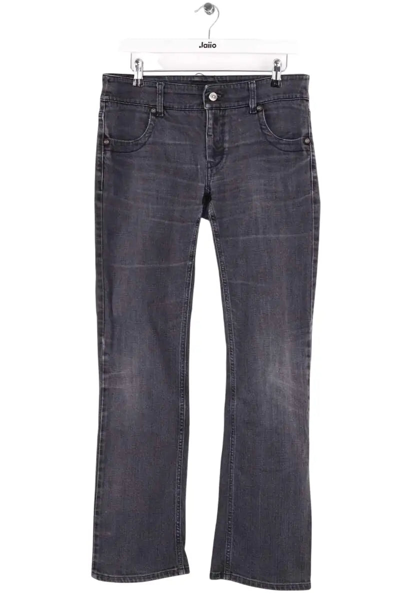 Jean droit Emporio Armani Gris en Coton, taille L - Seconde Main