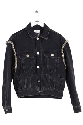 Veste Sandro Noir en Coton, taille XS - Seconde Main