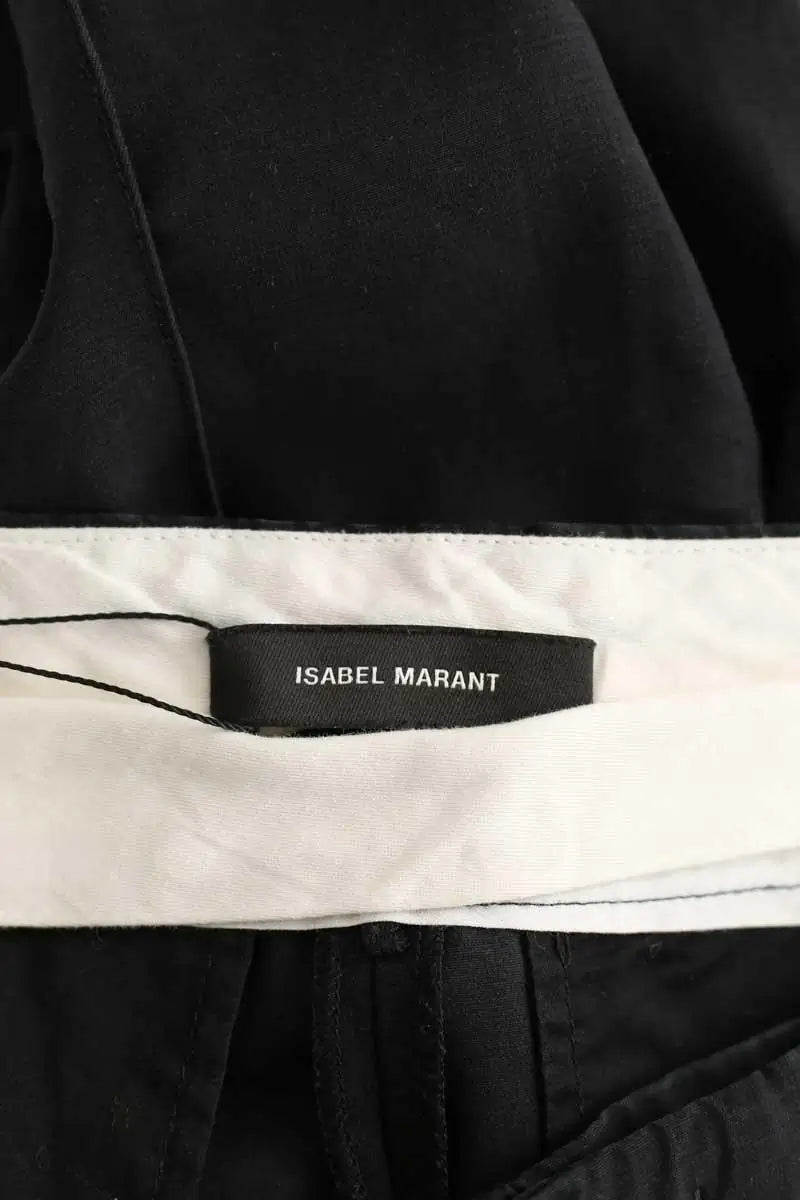 Pantalon droit Isabel Marant  Noir