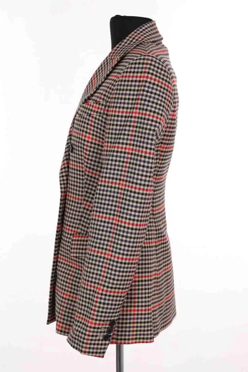Blazer Parosh Beige en Laine