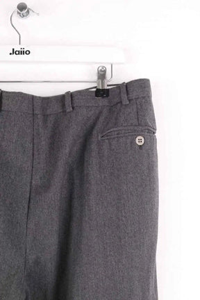 Pantalon droit Burberry Gris en Laine