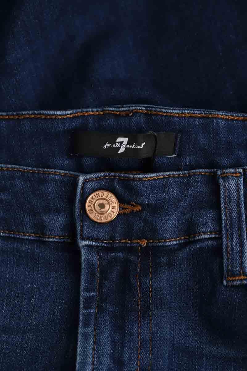 Slim 7 For All Mankind  Bleu