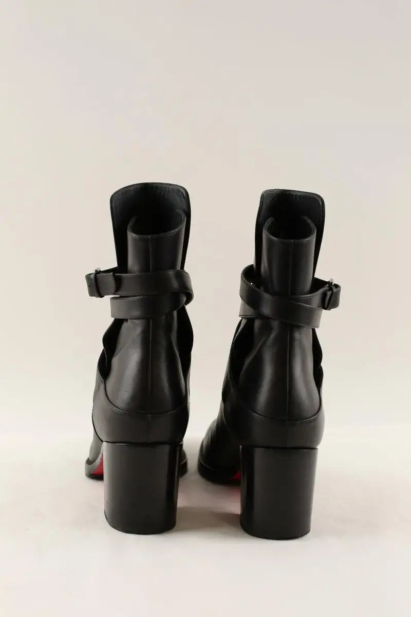 Boots Christian Louboutin Noir en Cuir