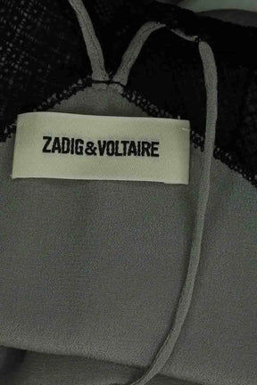 Top sans manche Zadig & Voltaire Gris en Soie