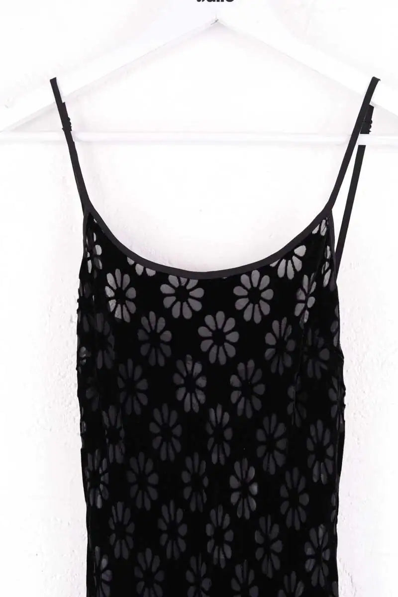 Robe Réalisation Noir en Synthétique