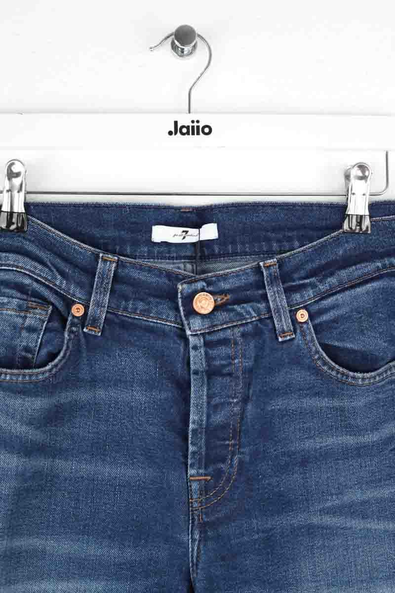 Droit 7 For All Mankind  Bleu