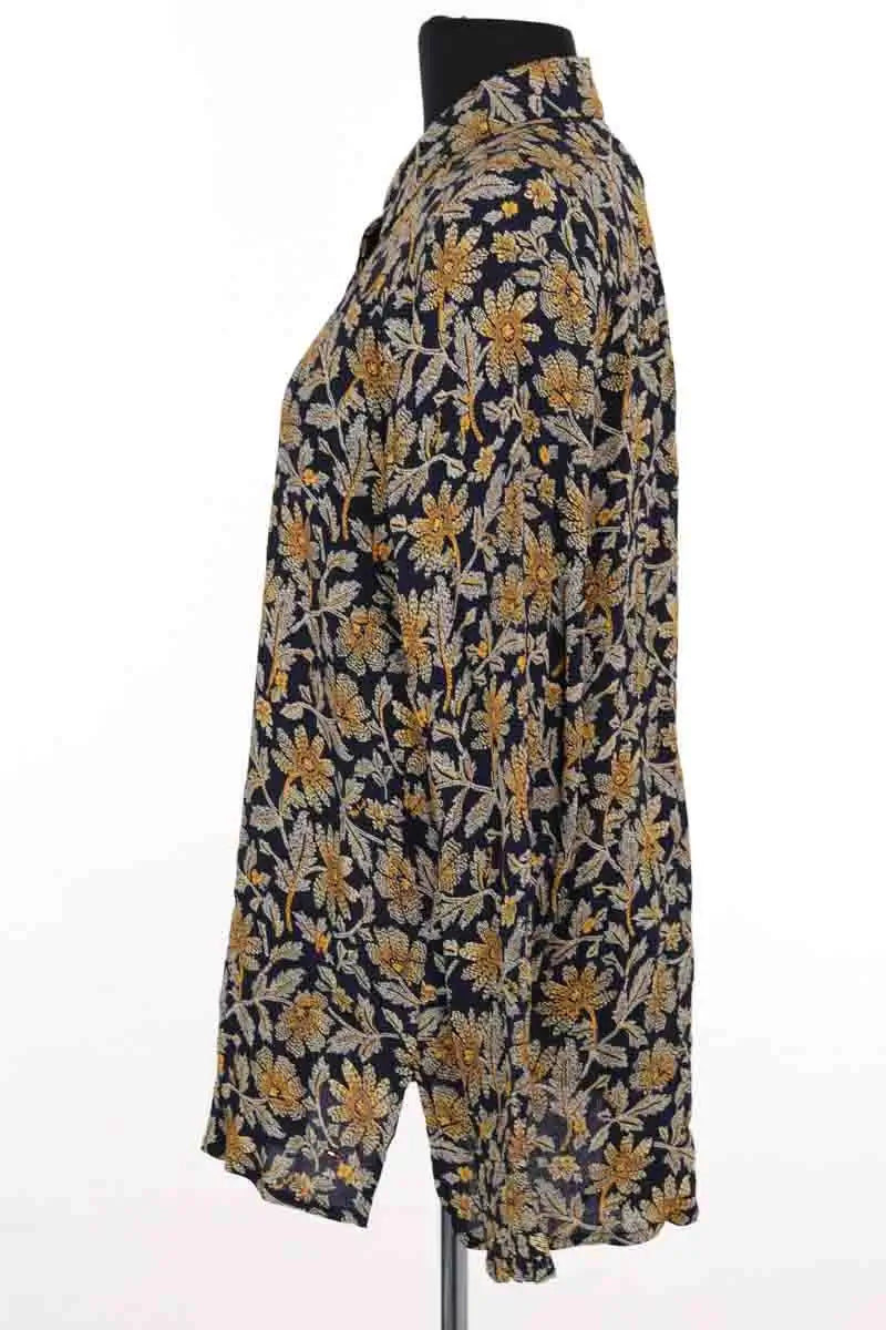 Blouse Tommy Hilfiger Marine en Viscose