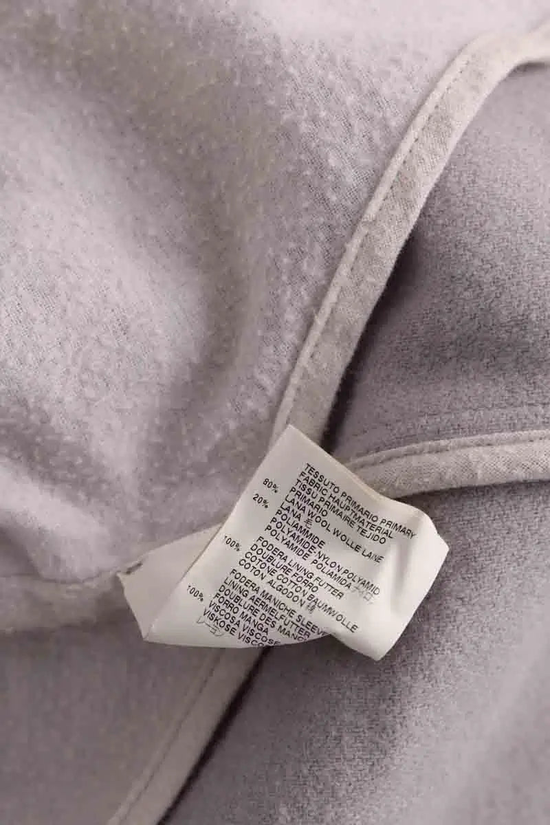 Manteau Maison Martin Margiela Gris en Laine