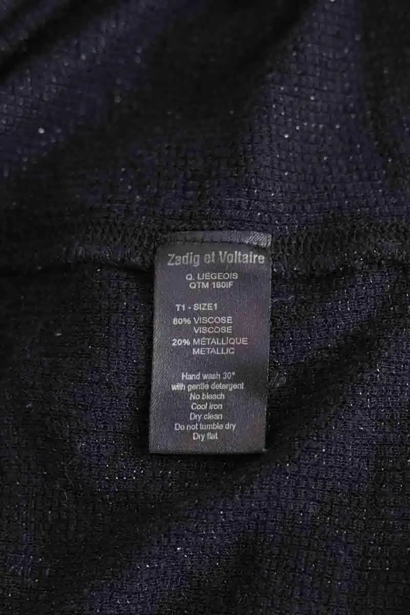 Top Zadig & Voltaire Noir en Viscose