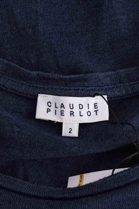 Top Claudie Pierlot Bleu en Lin